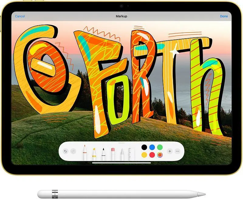 Планшет Apple iPad 10.9 (2022) Wi-Fi + Cellular 256GB Yellow (MQ6V3) [74819] - фото 5