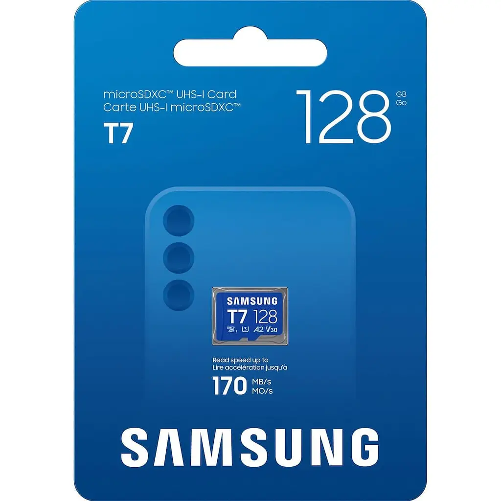 Карта пам'яті Samsung MICRO SDXC T7 128GB, U3, V30, A2 до 170 Мб/с (MB-MB128T/WW) - фото 4