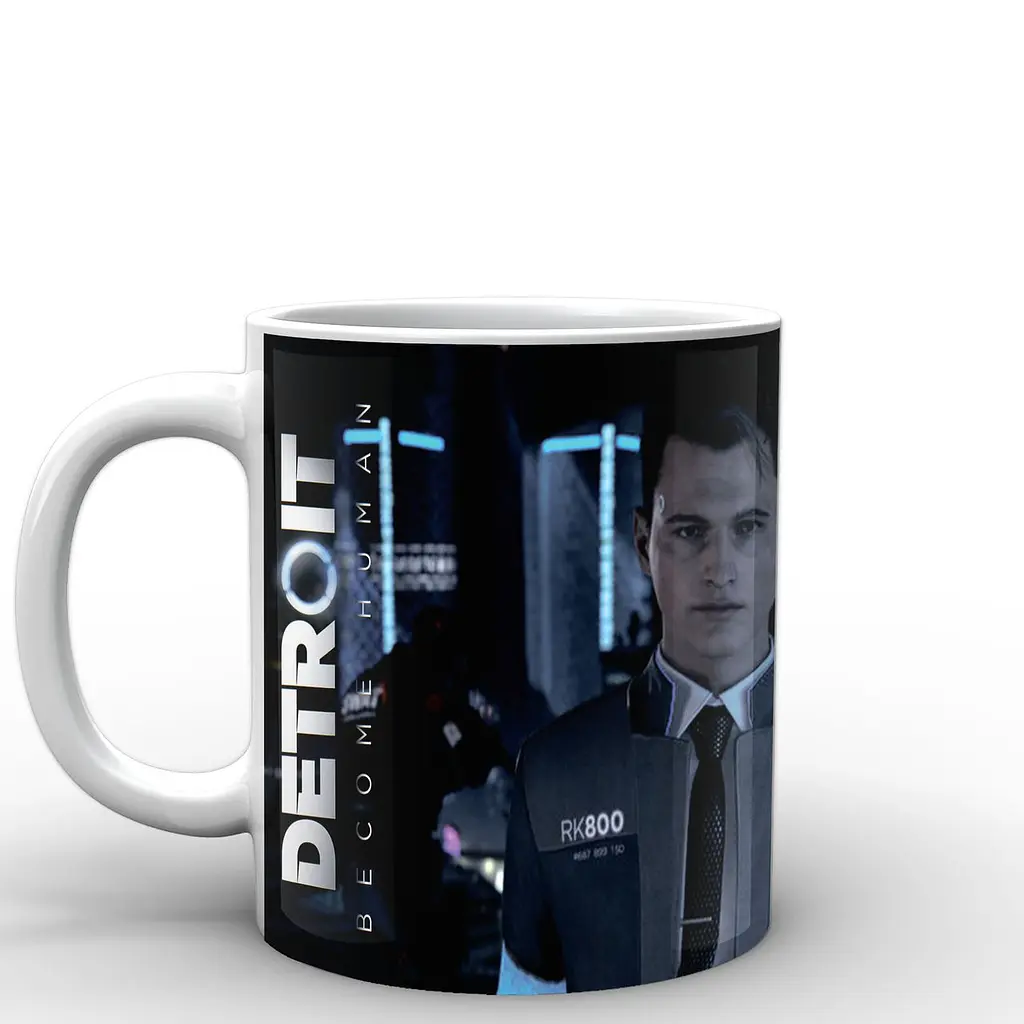 Кухоль GeekLand Detroit: Become Human  Детройт: Стати людиною постер DR.02.002 330 мл білий - фото 2