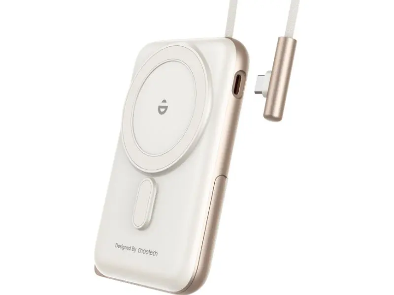 Зовнішній акумулятор (Power Bank) Choetech B735 10000mAh White (B735-CCWH) - фото 2