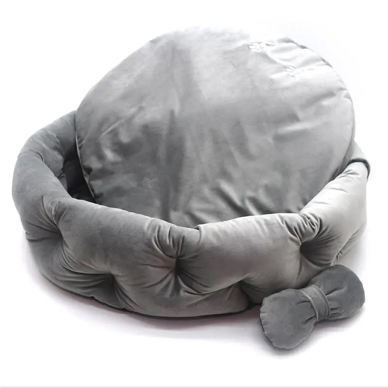 Лежак для собак и кошек Zoo-hunt Сэм серый №1 43х13 см - фото 3