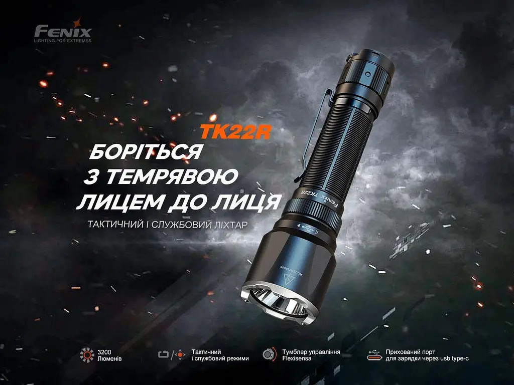 Фонарь ручной Fenix TK22R - фото 6