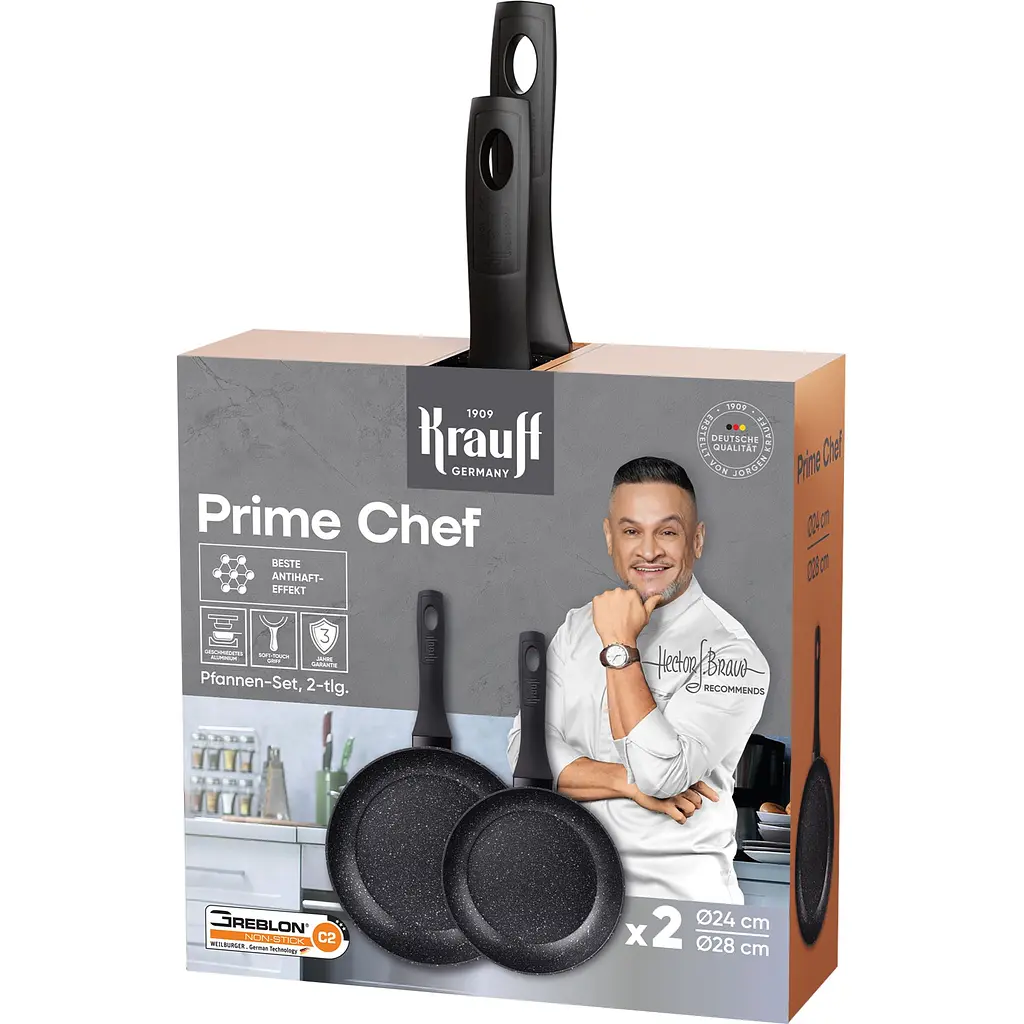 Набор сковород Krauff Prime Chef 24 см/28 см (25-45-222) - фото 7