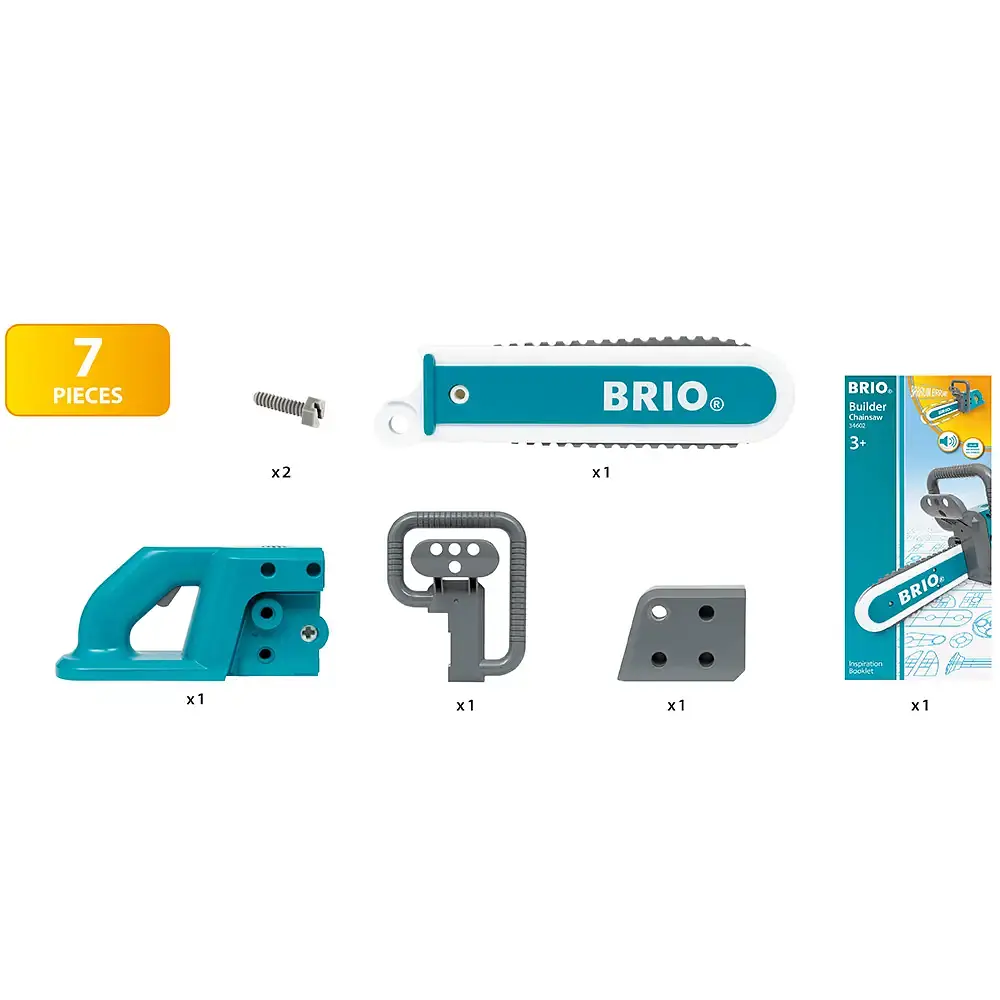 Детская бензопила Brio Builder на батарейках (34602) - фото 4