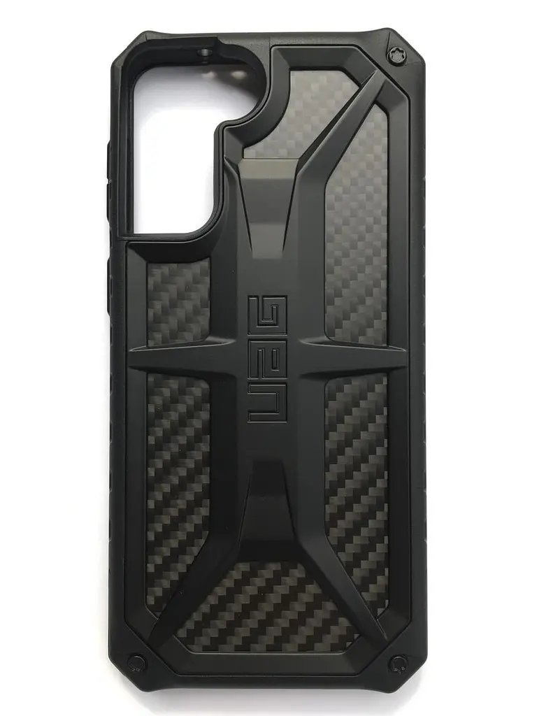 Чохол оригінальний протиударний UAG Monarch Original (212821114242) Samsung Galaxy S21 Plus (6.7") Carbon Fiber - фото 3