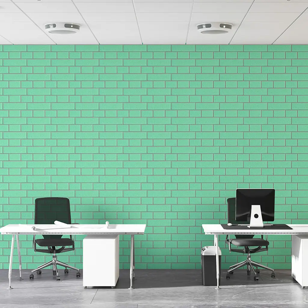 Самоклеюча стінова панель Sticker Wall  3D NEW CULTURAL WALL 70x70cmx5mm GREEN+SILVER (D) SW-00001803 - фото 5