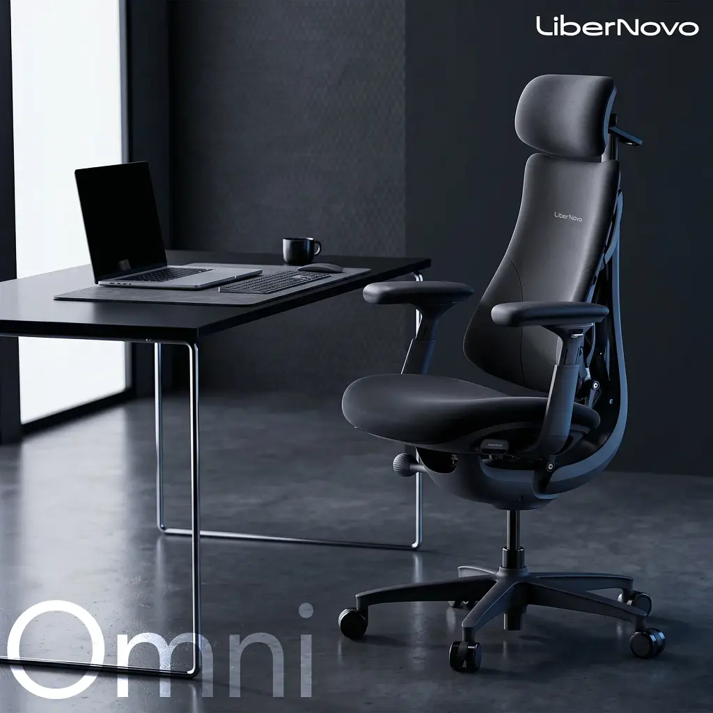 Крісло офісне LiberNovo Omni Midnight Black 48 см (CP-GW-0000015-00-01) - фото 7