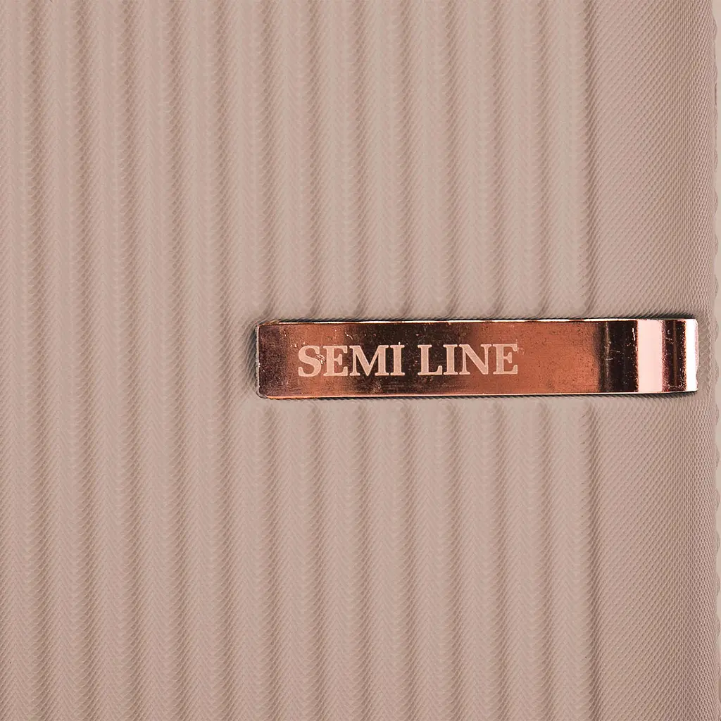Валіза Semi Line 24 дюйми (M) дюйми (M) Champagne (T5666-4) - фото 9