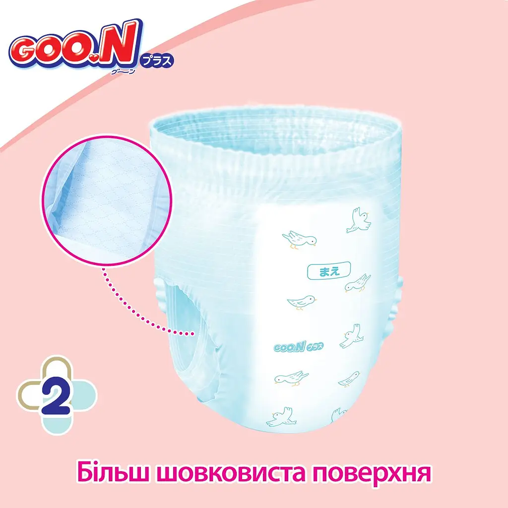 Трусики-підгузки GOO.N Plus M (6-12 кг) 52 шт. (21001085) - фото 7