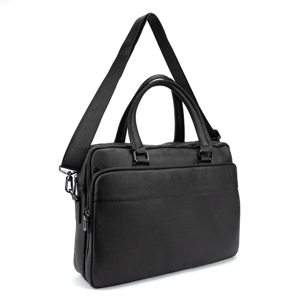 Сумка для документів на кілька відділень Tiding Bag A25F-252320A чорний - фото 6