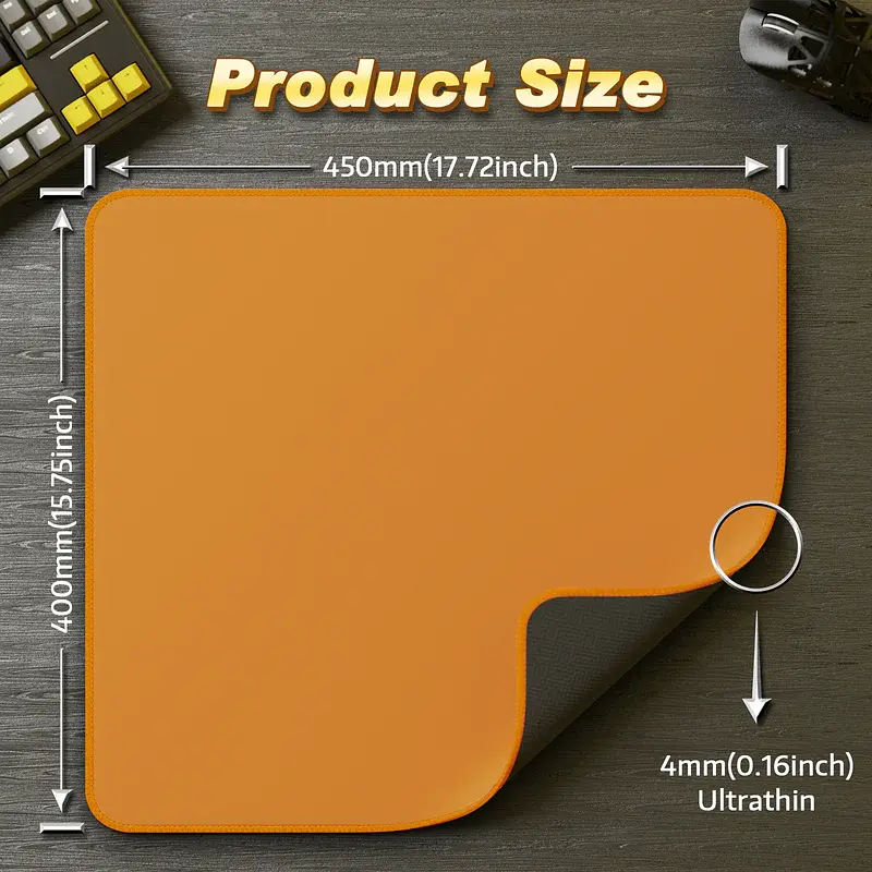 Ігровий килимок Attack Shark CM02 / 40*45 см / Orange - фото 8