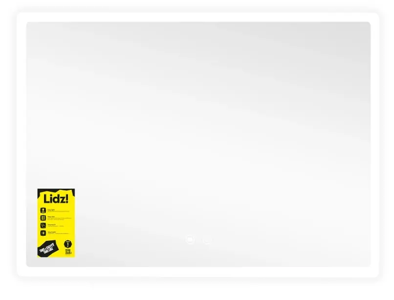 Дзеркало Lidz Orion (OR2) 800х600 мм, прямокутне, з LED-підсвічуванням Touch LDOR80060049294 - фото 3