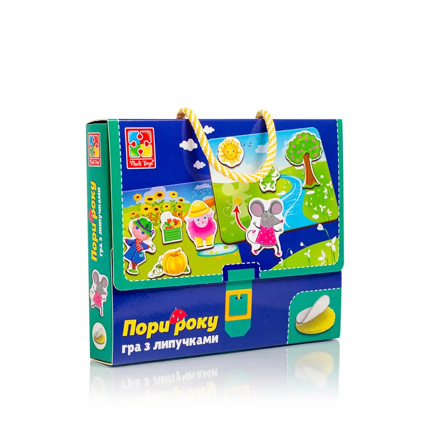 Игра настольная На липучках "Какая пора года" Vladi Toys VT1302-25 (укр) - фото 2