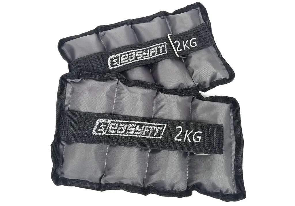Обтяжувачі EasyFit 2 х 2 кг для ніг та рук з металом (EF-AWTМ-200)