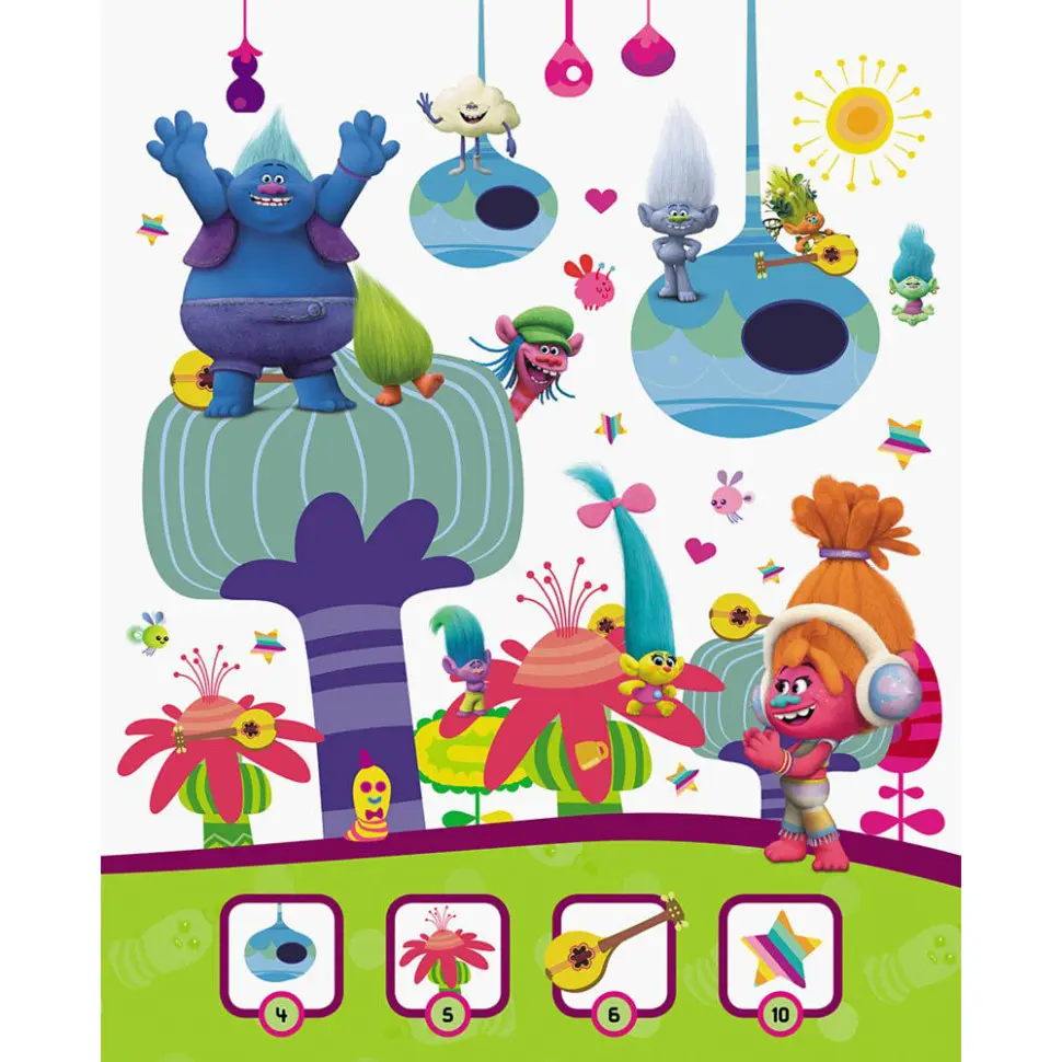 Книга-виммельбух "1001 спрятавшаяся вещь" Ранок 896001 серия "Тролли", 20 страниц - фото 3