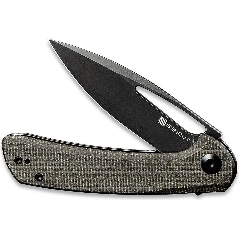 Ніж складаний туристичний Sencut Honoris, (8.8 см) 9Cr18MoV/Micarta сірий - фото 6