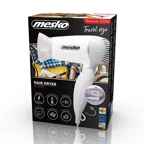 Фен для волос Mesko MS 2238w 1200 Вт - фото 5