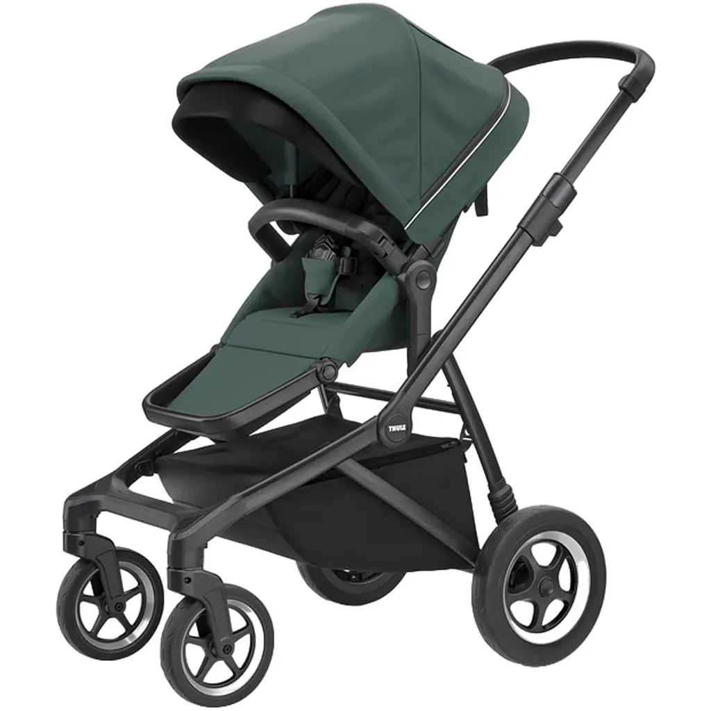 Детская коляска Thule Sleek Mallard Green on Black [11000028] [107657] - фото 2