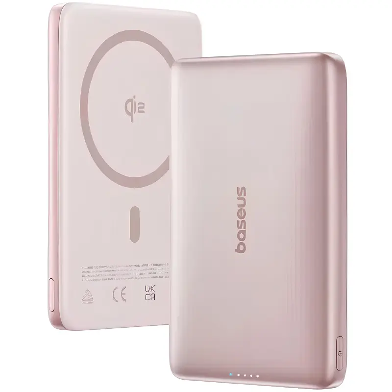 Портативний ЗП Power Bank Baseus PicoGo AM41 Ultra-Slim 27W з БЗП 10000 mAh (E0027200) Pink - фото 2