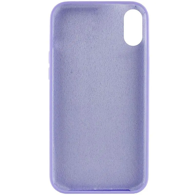 Чохол Silk Full Protective (AA) NO LOGO для Apple iPhone X / XS (5.8") Бузковий / Dasheen - фото 2