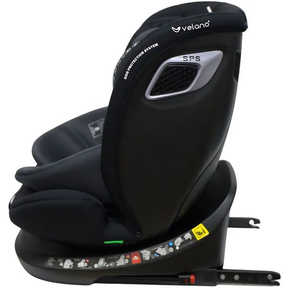Автокрісло VELANO Vento 360° i-Size 40-150 см Isofix з опорною ногою grey (48418) - фото 3