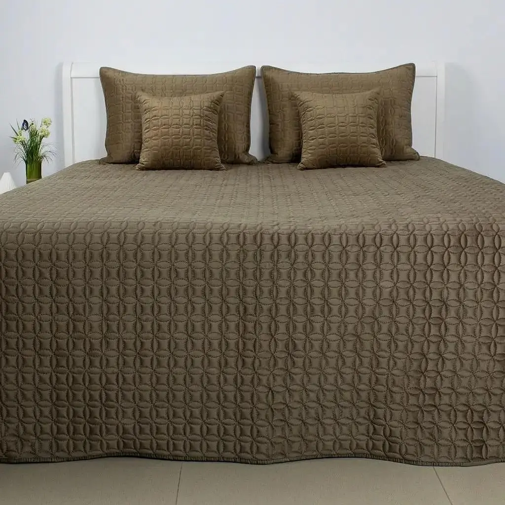 Покривало ТЕП Velour Мозаїка 220х240 см хакі (4-00517_36198) - фото 2