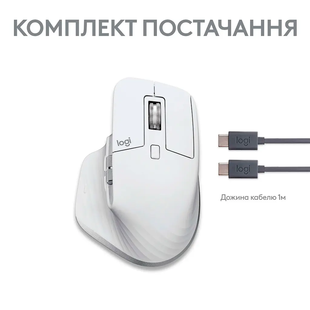 Миша Logitech MX Master 3S For Mac Pale Grey (910-006572) [81997] - фото 8