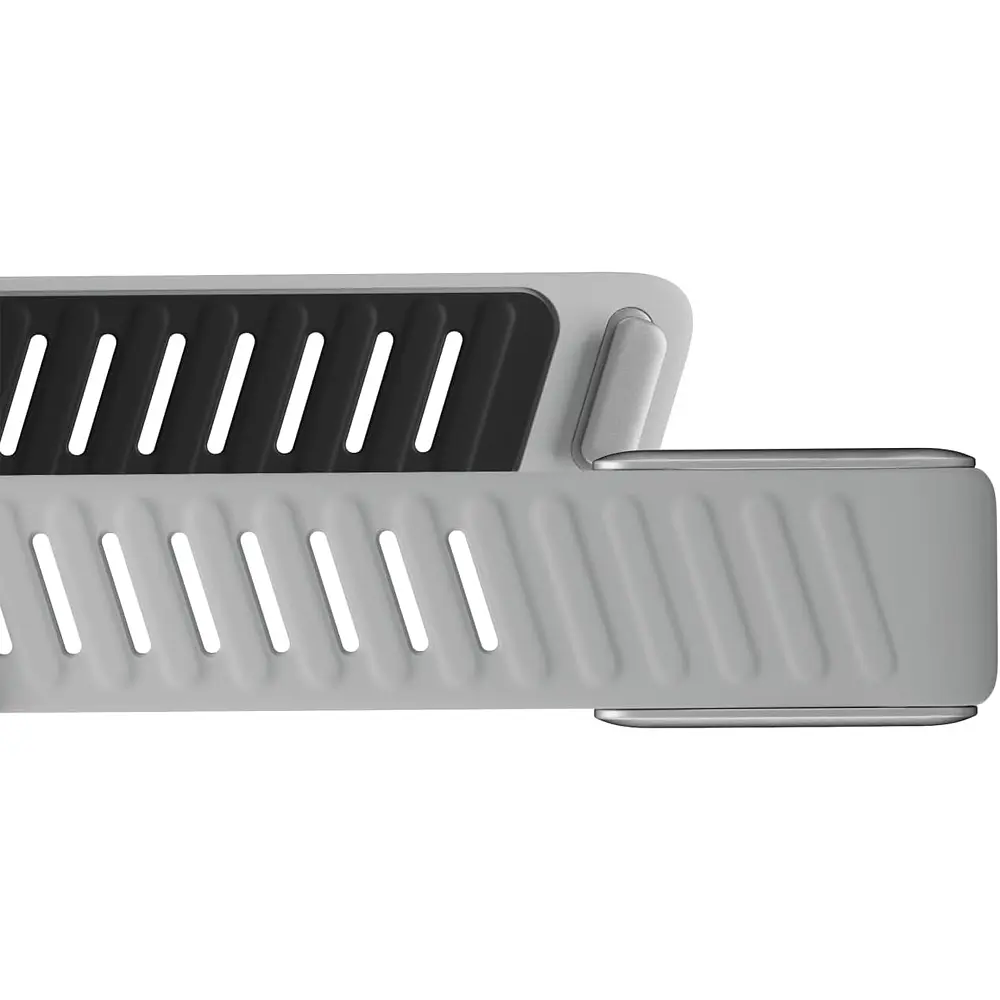 Ремінець ArmorStandart Silicone Tech для Whoop 5.0 / MG Grey with Silver (ARM90097) - фото 3