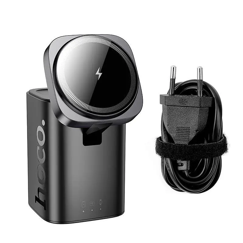 Зарядка Qi HOCO Cq20a Clever Clever PD65W 6-in-1 Desktop Fast Charger - фото 3