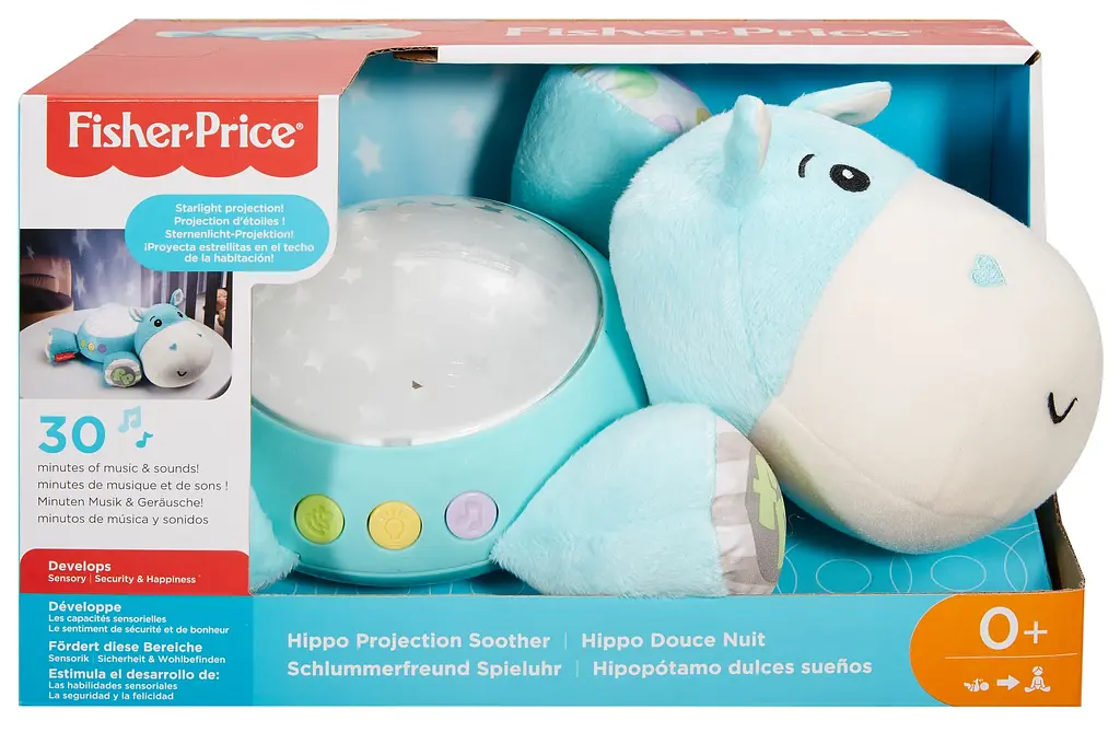 Музичний проектор-нічник Fisher-Price Гіпопотам (CGN86) - фото 2