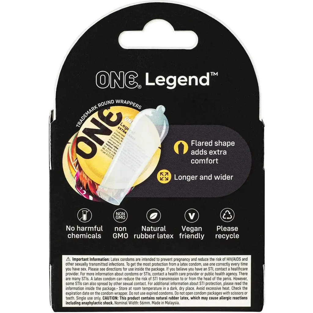 Презервативи One Legend Extra Large 3 шт. - фото 2