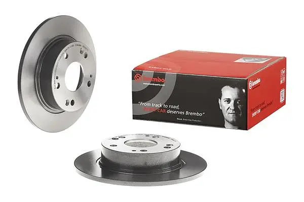 Диск гальмівний задній невентильований Honda Accord VII 02-12р Brembo (08.A327.11) - фото 2