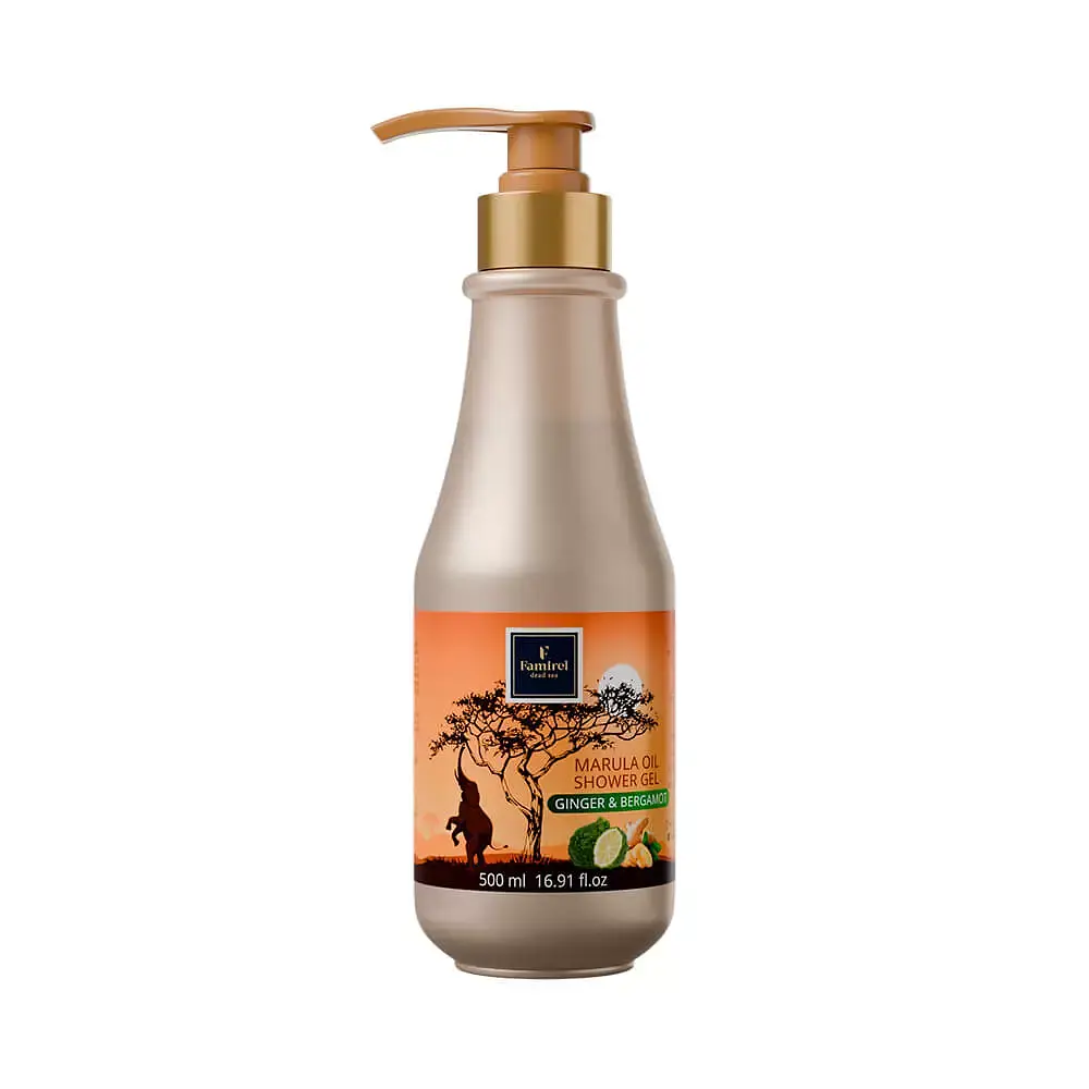 Гель для душу Famirel Marula Oil Імбир і Бергамот, 500 мл