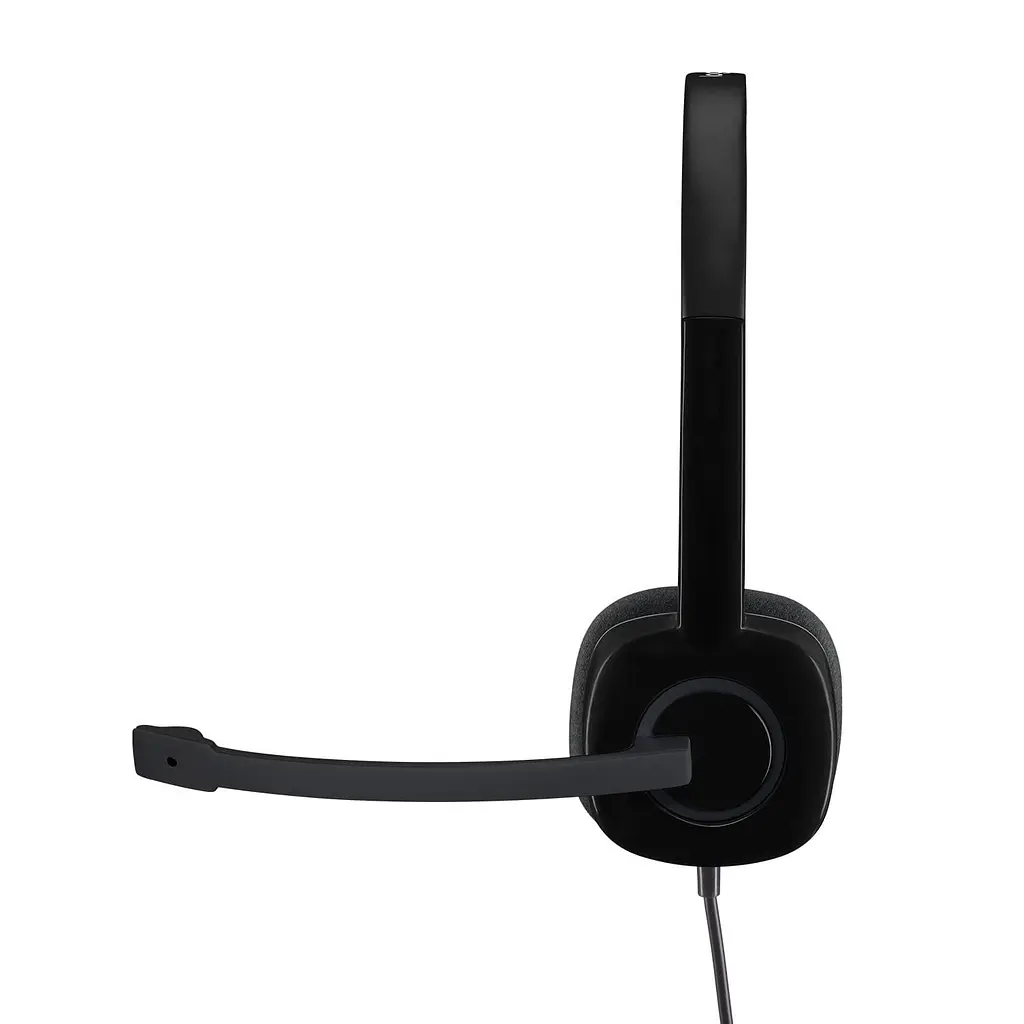 Комп'ютерна гарнітура Logitech H151 Stereo Black (981-000589) - фото 2