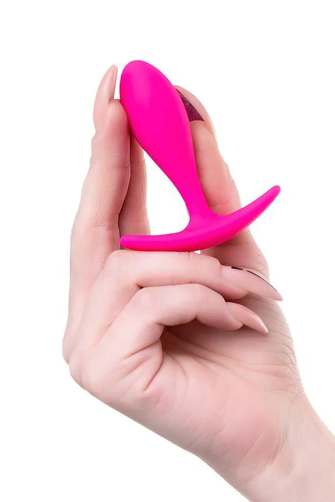 Анальная пробка ToDo Anal Plug Hub 7.2 см (розовый) - фото 13