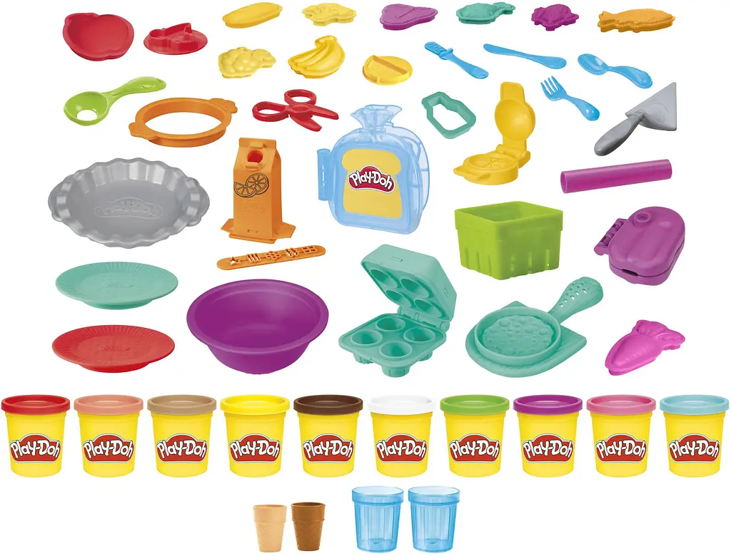 Набор для творчества Hasbro с лепочной массой Play-doh Веселая кухня (G0538) - фото 4