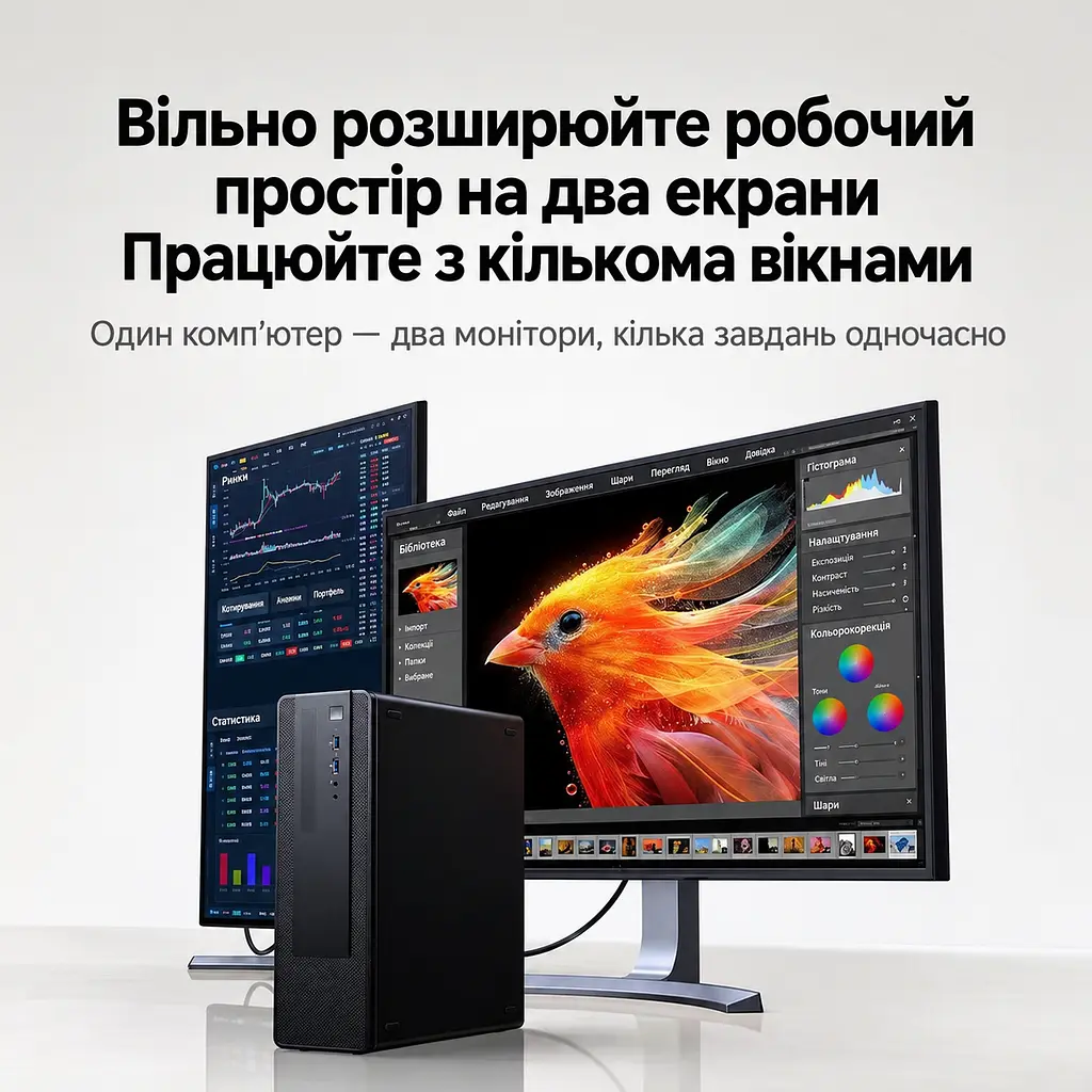Відеоперехідник UGREEN DP132 DisplayPort - HDMI 4K 30 Гц чорний (65302) - фото 7