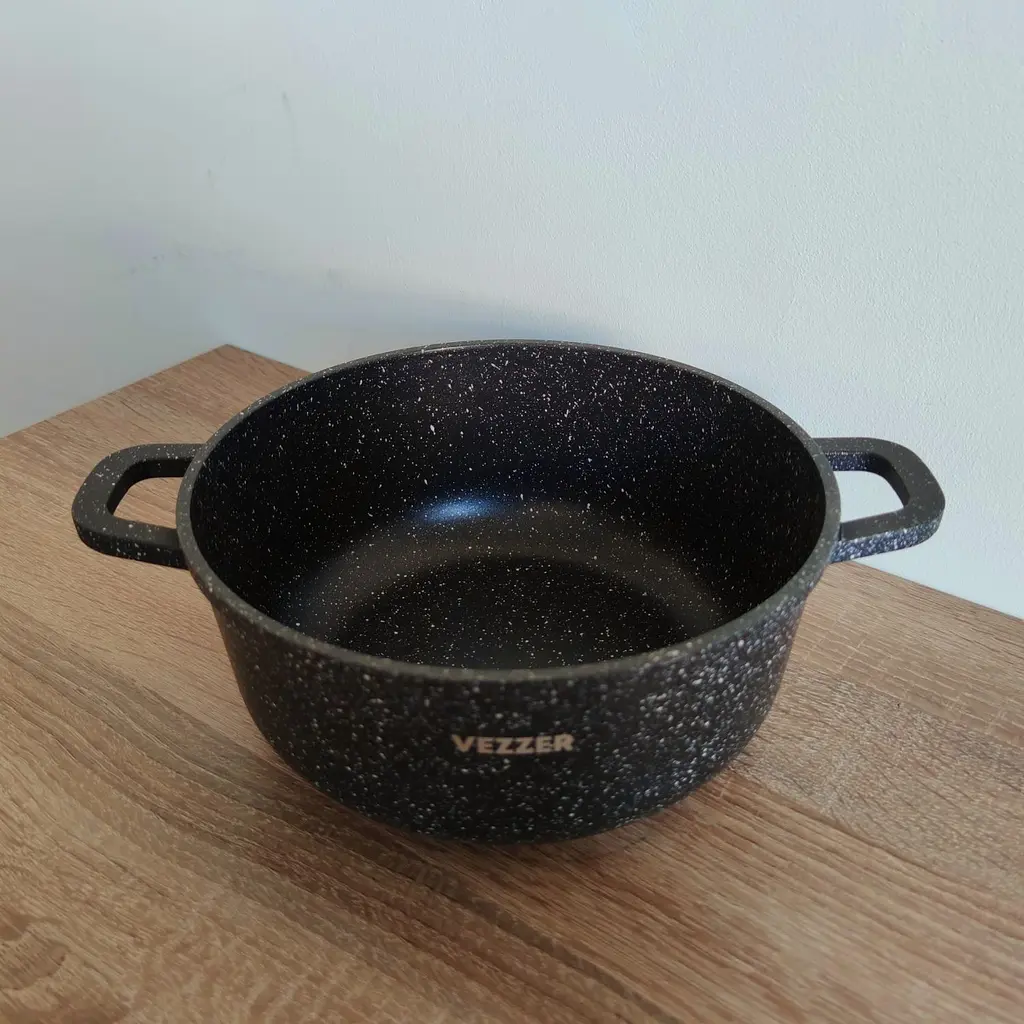 Каструля Vezzer з кришкою 22 см 3.5 л чорна (VZ8039) - фото 6