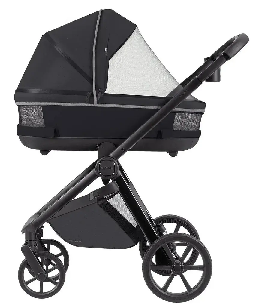 Коляска 2 в 1 Carrello Omega CRL-6540 Cosmo Black дощовик москітна сітка LED-ліхтарик - фото 5