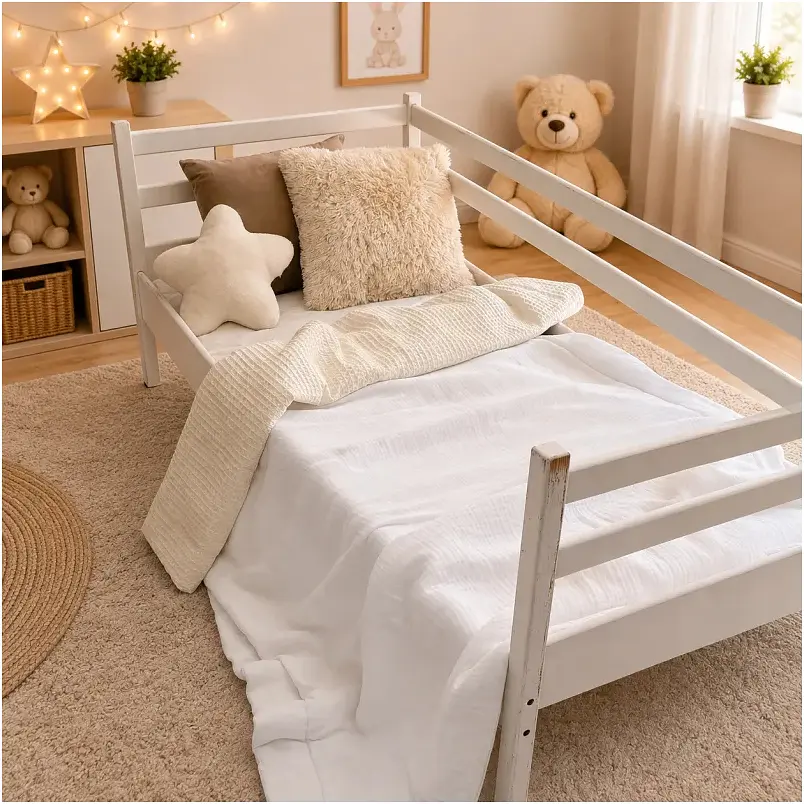 Плед дитячий MirSon Pure Waffle White 110х140 см (2200013891857) - фото 8