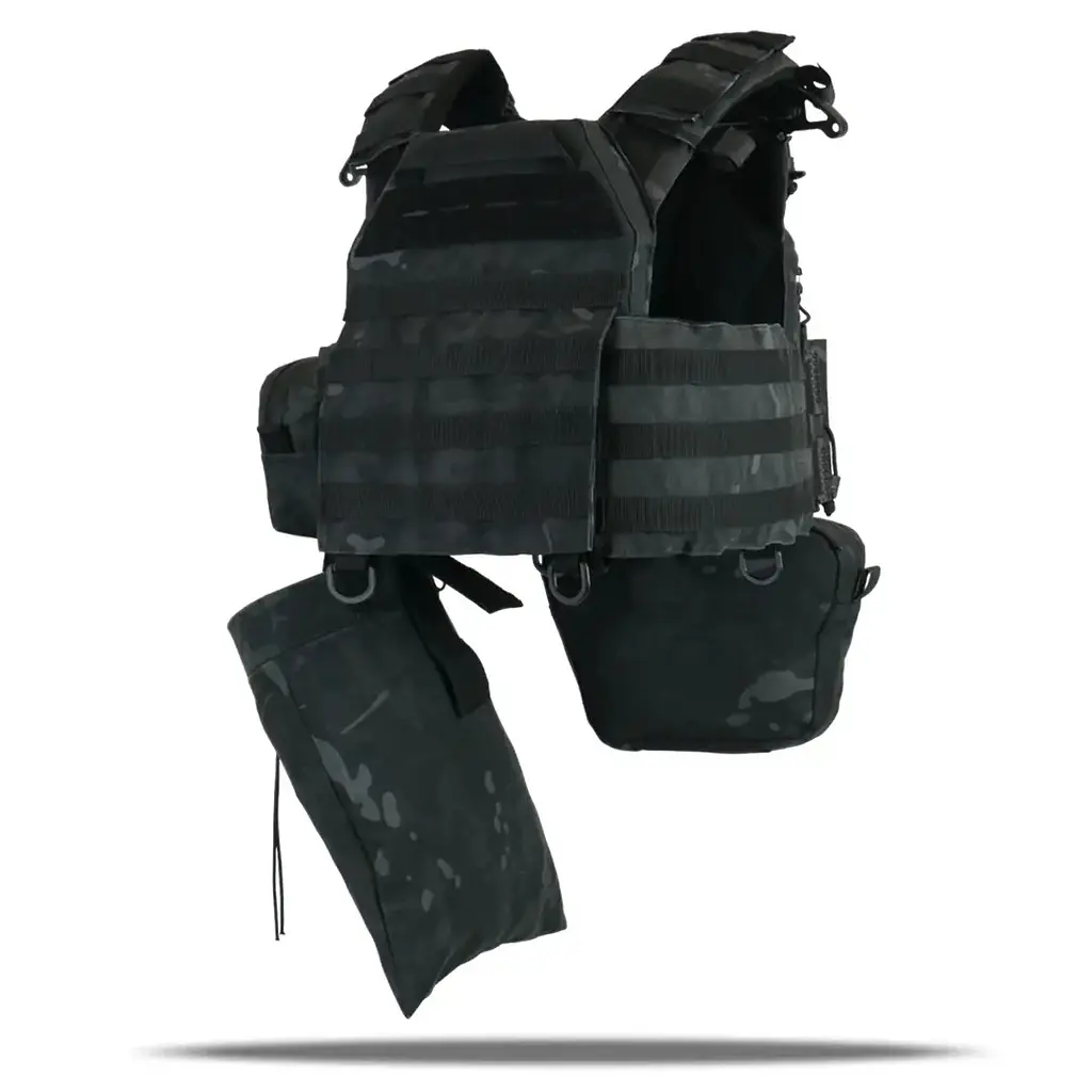 Плитоноска Kiborg GU gen.2 + 6 підсумків Black Multicam (1000-k77002) - фото 7