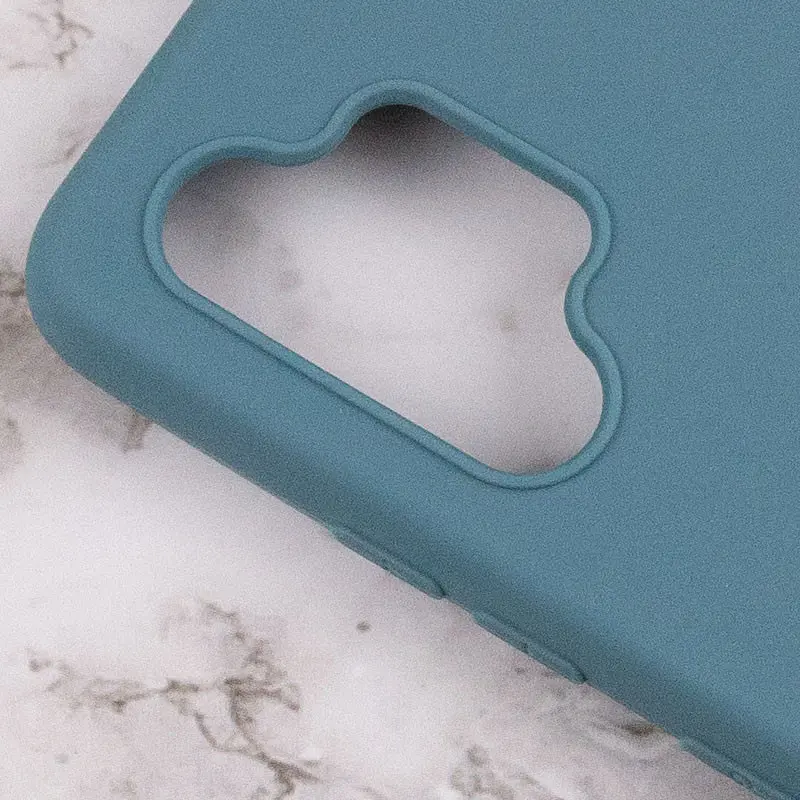 Силиконовый чехол Candy для Samsung Galaxy A14 5G Синий / Powder Blue - фото 3
