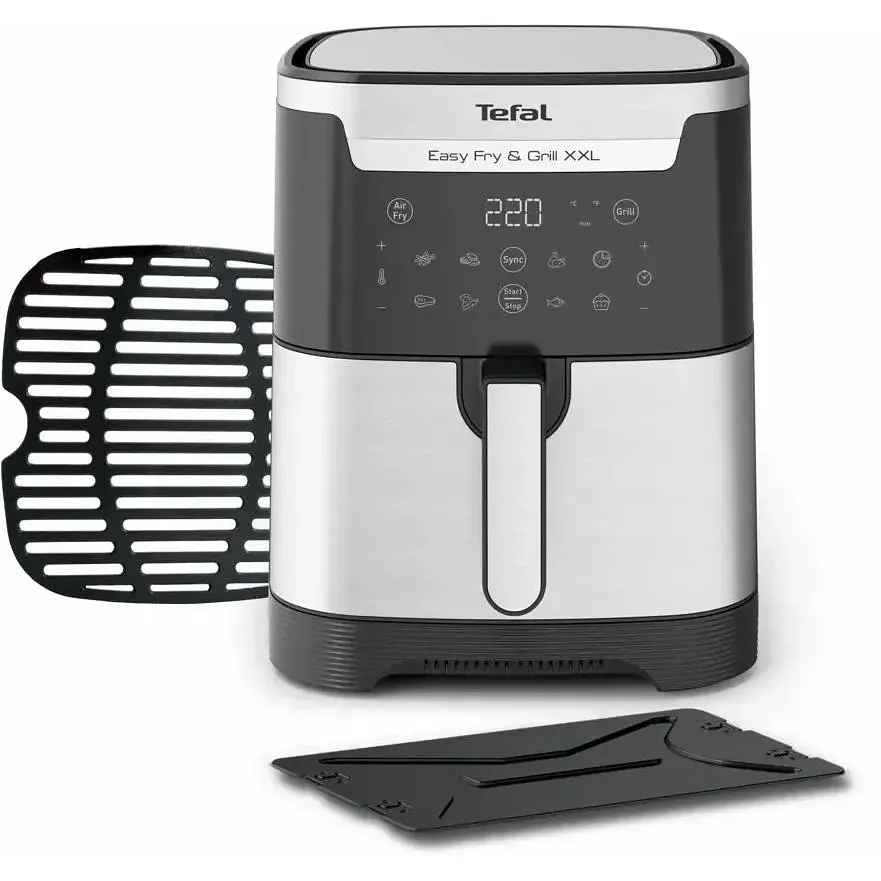Мультипіч Tefal EasyFry&Grill XXL 1830 Вт чорно-сіра (EY801D15) - фото 2