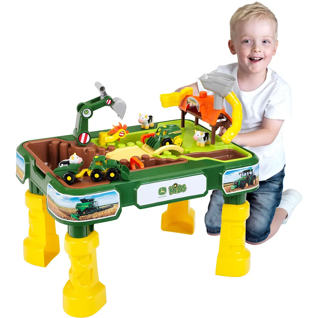 Стол для игр Klein John Deere Ферма 2 в 1 с песком и водой (3948) - фото 7