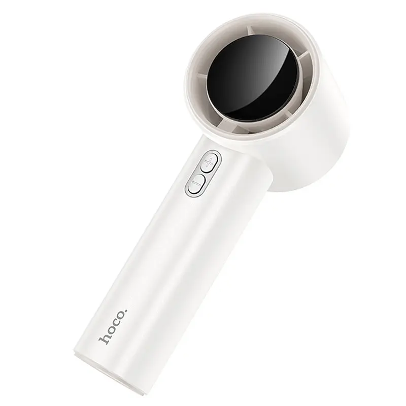 Портативний вентилятор HX64 Hurricane High Speed ​​Handheld Fan 3600 mAh White Hoco teh0029487 - фото 4
