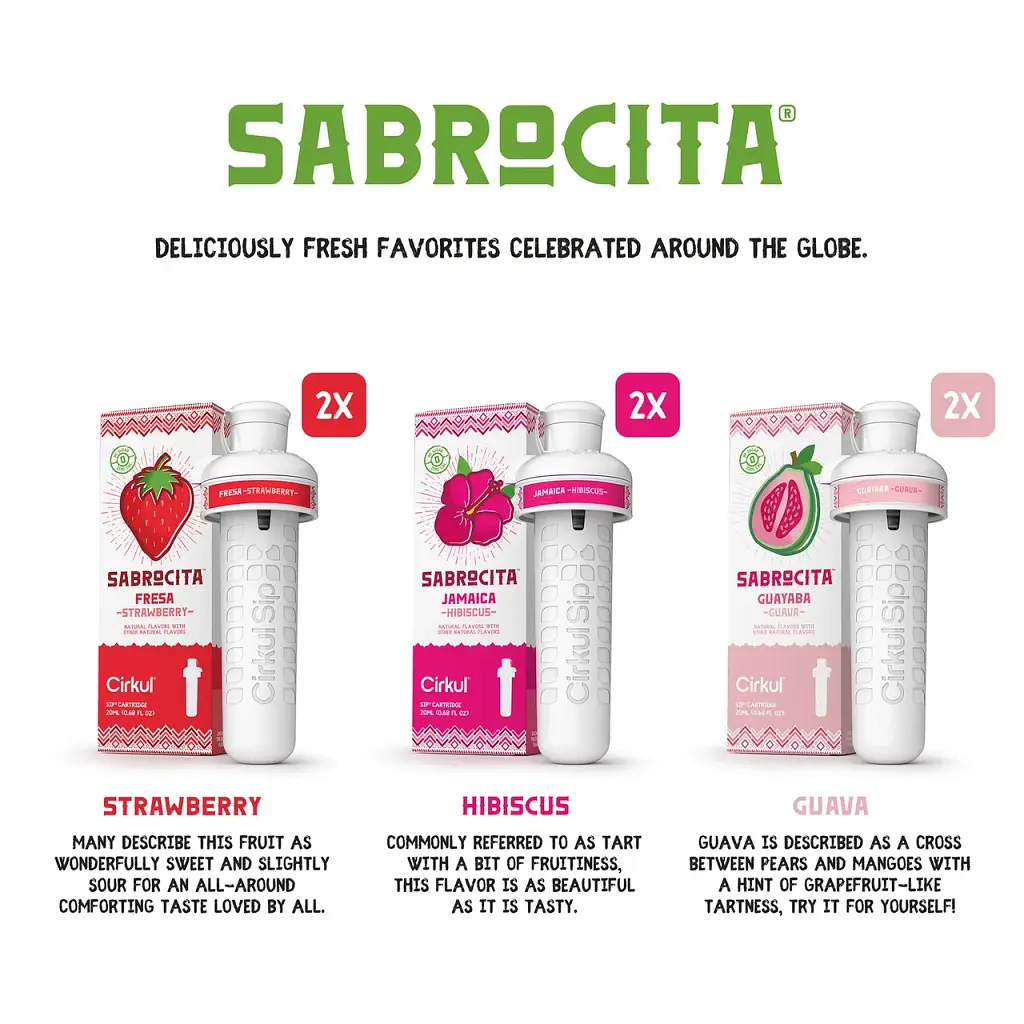 Набір картриджів для напоїв Cirkul Sabrocita Variety Drink Mix Cartridges 6 шт - фото 2