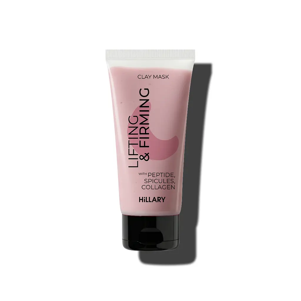 Лифтинг-маска для лица и шеи Collagen & Peptide Lifting Clay Mask Hillary 90 мл - фото 3