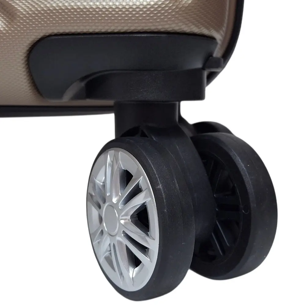 Валіза Carbon 66101 маленька для ручної поклажі міні XS 40x30x20 см ABS-пластик Шампань - фото 7