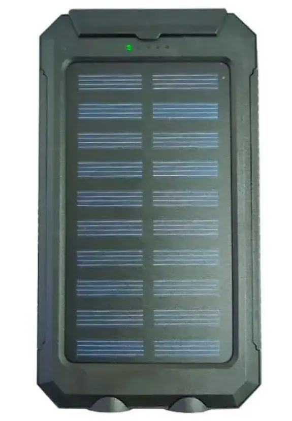 Зовнішній повербанк Solar Power Bank 30000 мА/год із компасом Чорний (2104618804) - фото 7