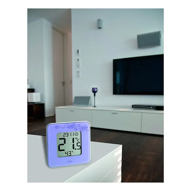 Термогігрометр цифровий з годинником TFA Style 30502111 - фото 3